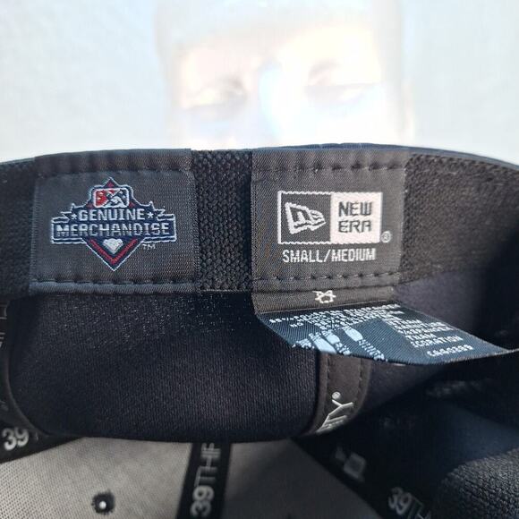 Rome Braves Hat Cap Navy Blue Fitted S/M New Era 39Thirty MiLB Baseball - Picture 7 of 8